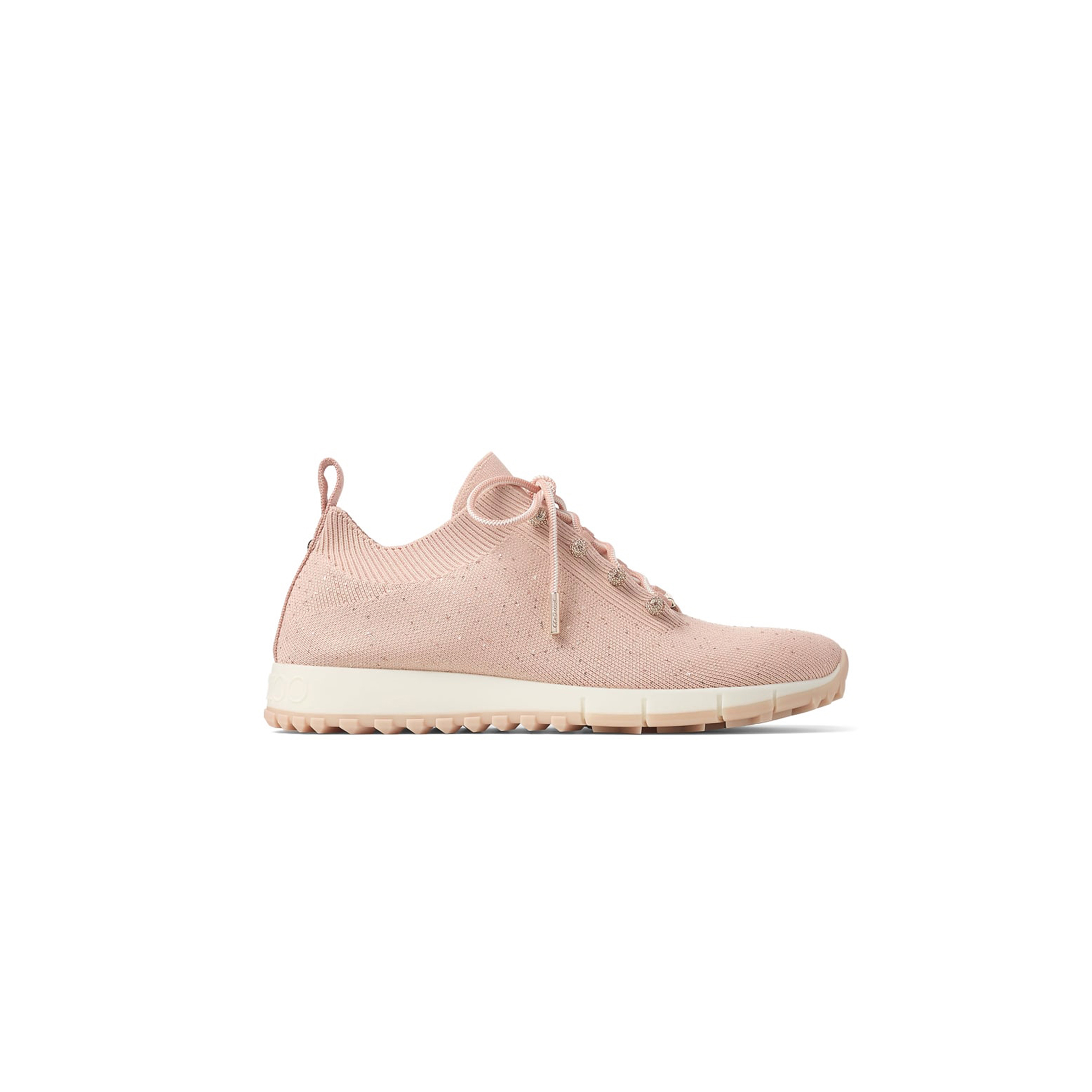 JIMMY CHOO VELES MACARON SEQUIN KNIT TRAINERS VELESBNV113145